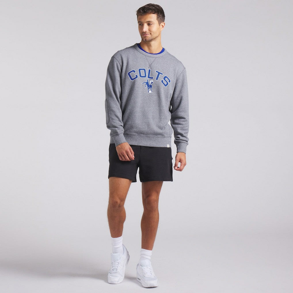 Indianapolis Colts Loop Terry Pullover Sweatshirt Heather Gray - Fanatics