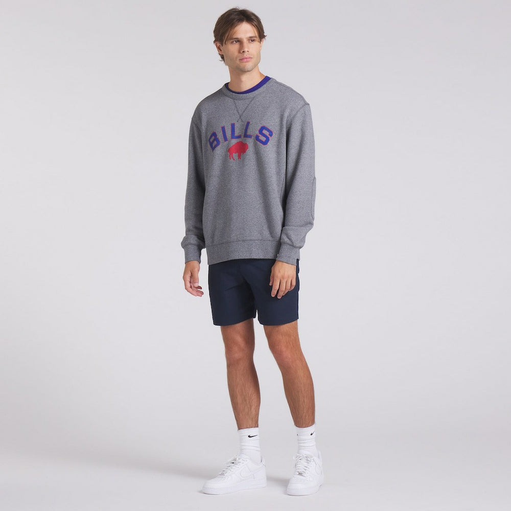 Buffalo Bills Loop Terry Pullover Sweatshirt Heather Gray - Fanatics