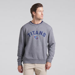 Tennessee Titans Loop Terry Pullover Sweatshirt Heather Gray - Fanatics