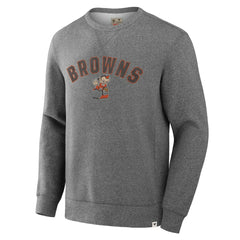 Cleveland Browns Loop Terry Pullover Sweatshirt Heather Gray - Fanatics