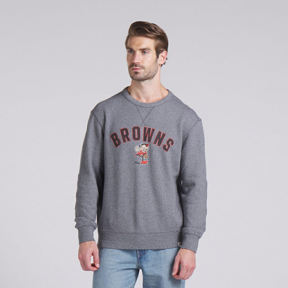 Cleveland Browns Loop Terry Pullover Sweatshirt Heather Gray - Fanatics