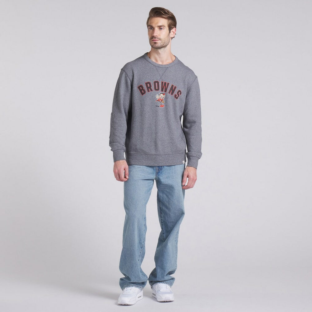 Cleveland Browns Loop Terry Pullover Sweatshirt Heather Gray - Fanatics