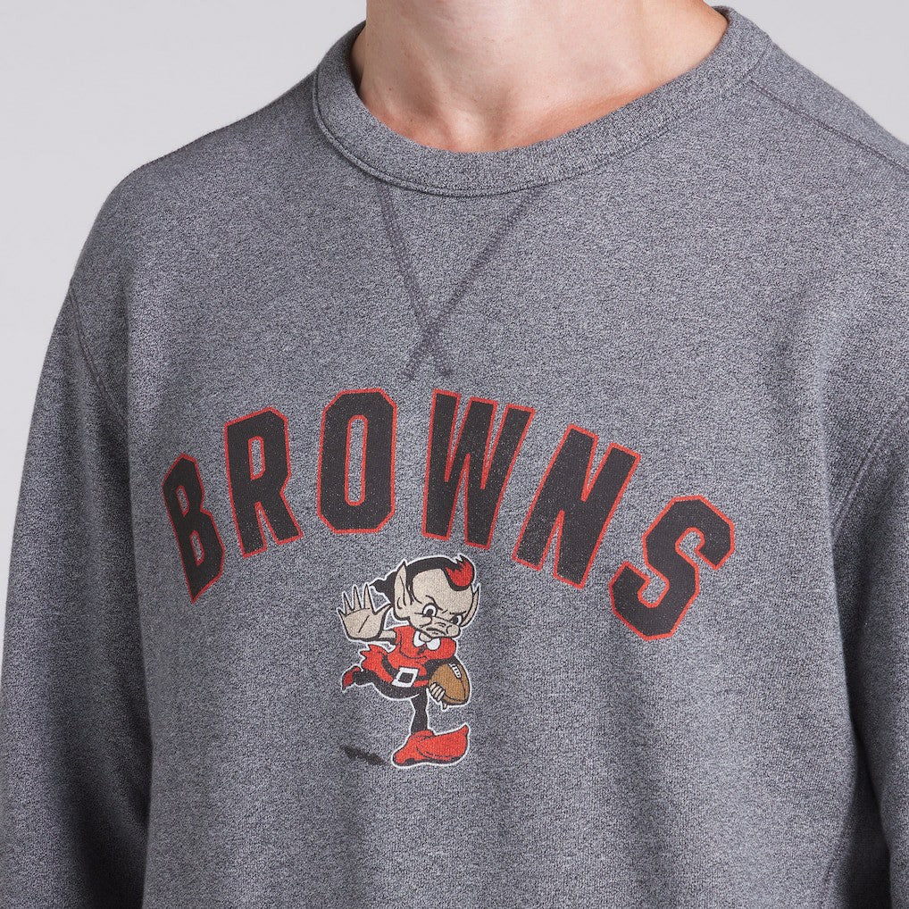 Cleveland Browns Loop Terry Pullover Sweatshirt Heather Gray - Fanatics