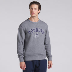 Dallas Cowboys Loop Terry Pullover Sweatshirt Heather Gray - Fanatics