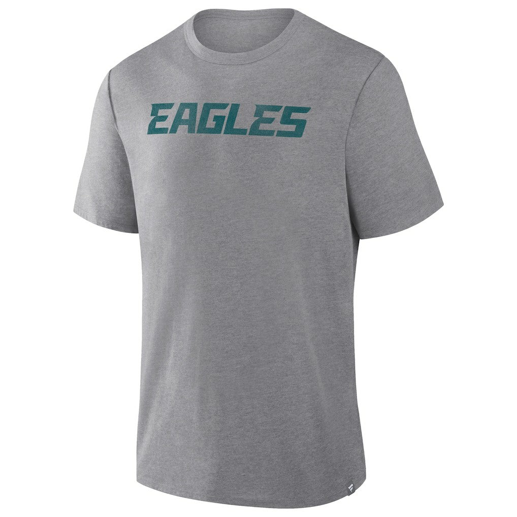Philadelphia Eagles Pass Rush Tri-Blend T-Shirt Heather Gray - Fanatics