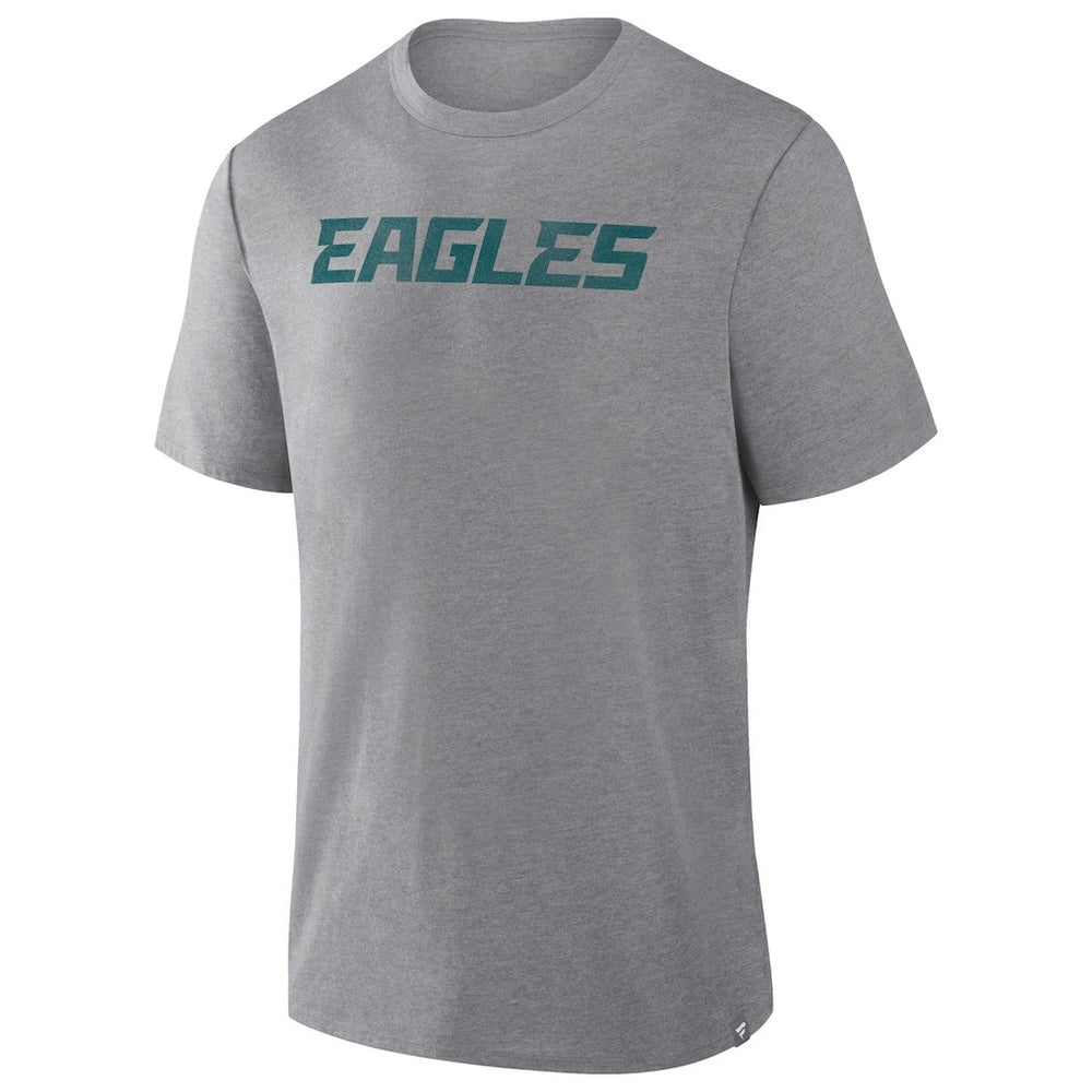 Philadelphia Eagles Pass Rush Tri-Blend T-Shirt Heather Gray - Fanatics