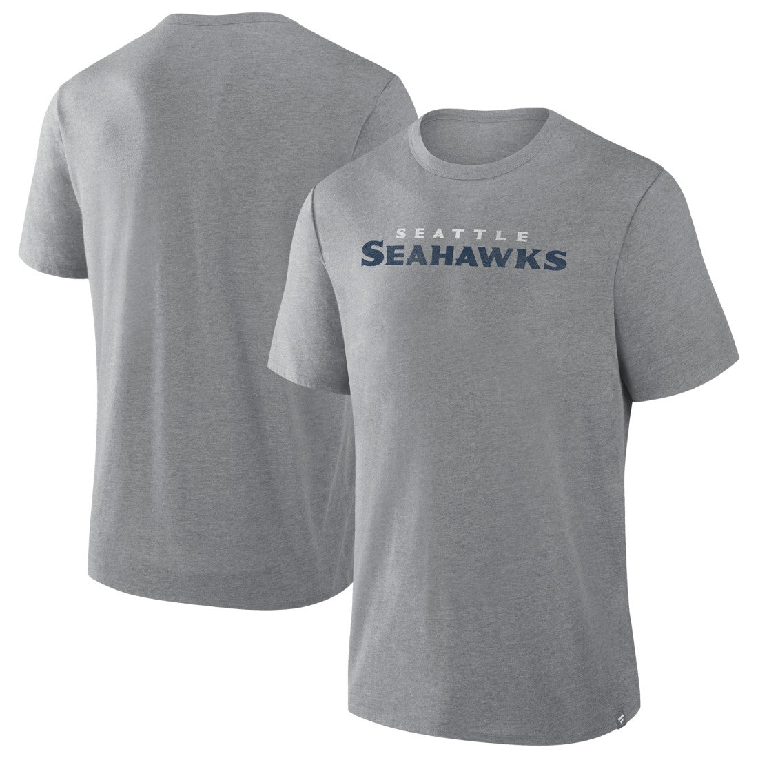 Seattle Seahawks Pass Rush Tri-Blend T-Shirt Heather Gray - Fanatics