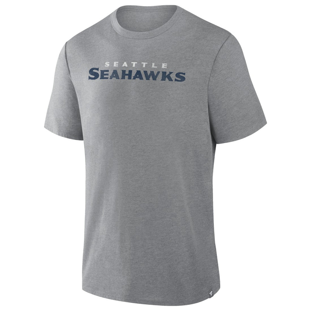 Seattle Seahawks Pass Rush Tri-Blend T-Shirt Heather Gray - Fanatics