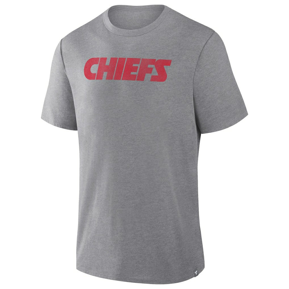 Kansas City Chiefs Pass Rush Tri-Blend T-Shirt Heather Gray - Fanatics