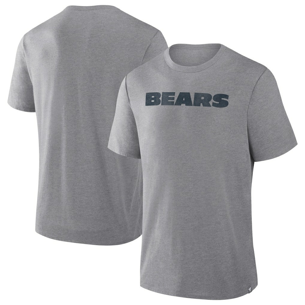 Chicago Bears Pass Rush Tri-Blend T-Shirt Heather Gray - Fanatics