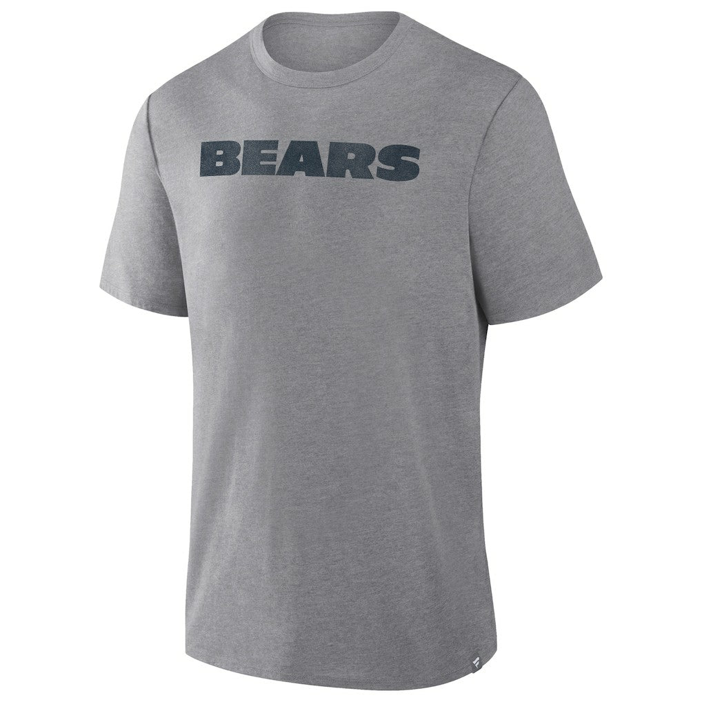 Chicago Bears Pass Rush Tri-Blend T-Shirt Heather Gray - Fanatics