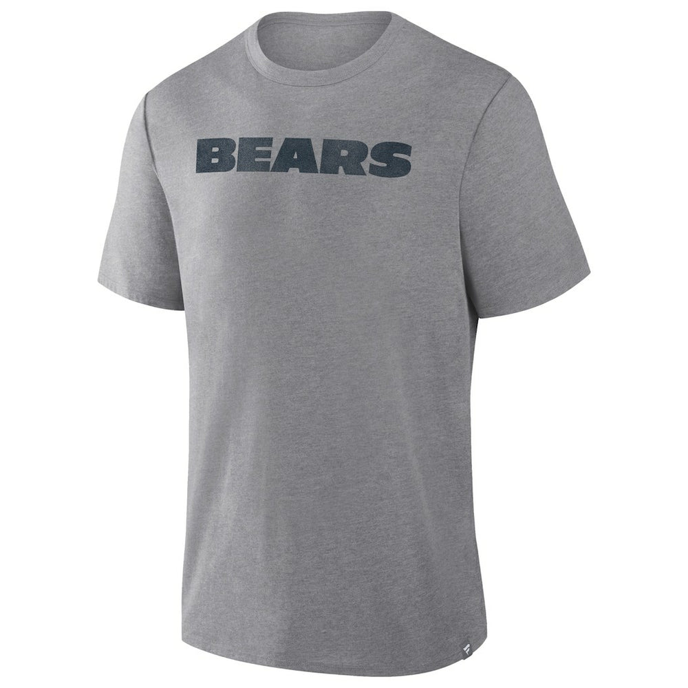 Chicago Bears Pass Rush Tri-Blend T-Shirt Heather Gray - Fanatics