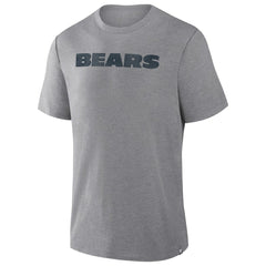 Chicago Bears Pass Rush Tri-Blend T-Shirt Heather Gray - Fanatics