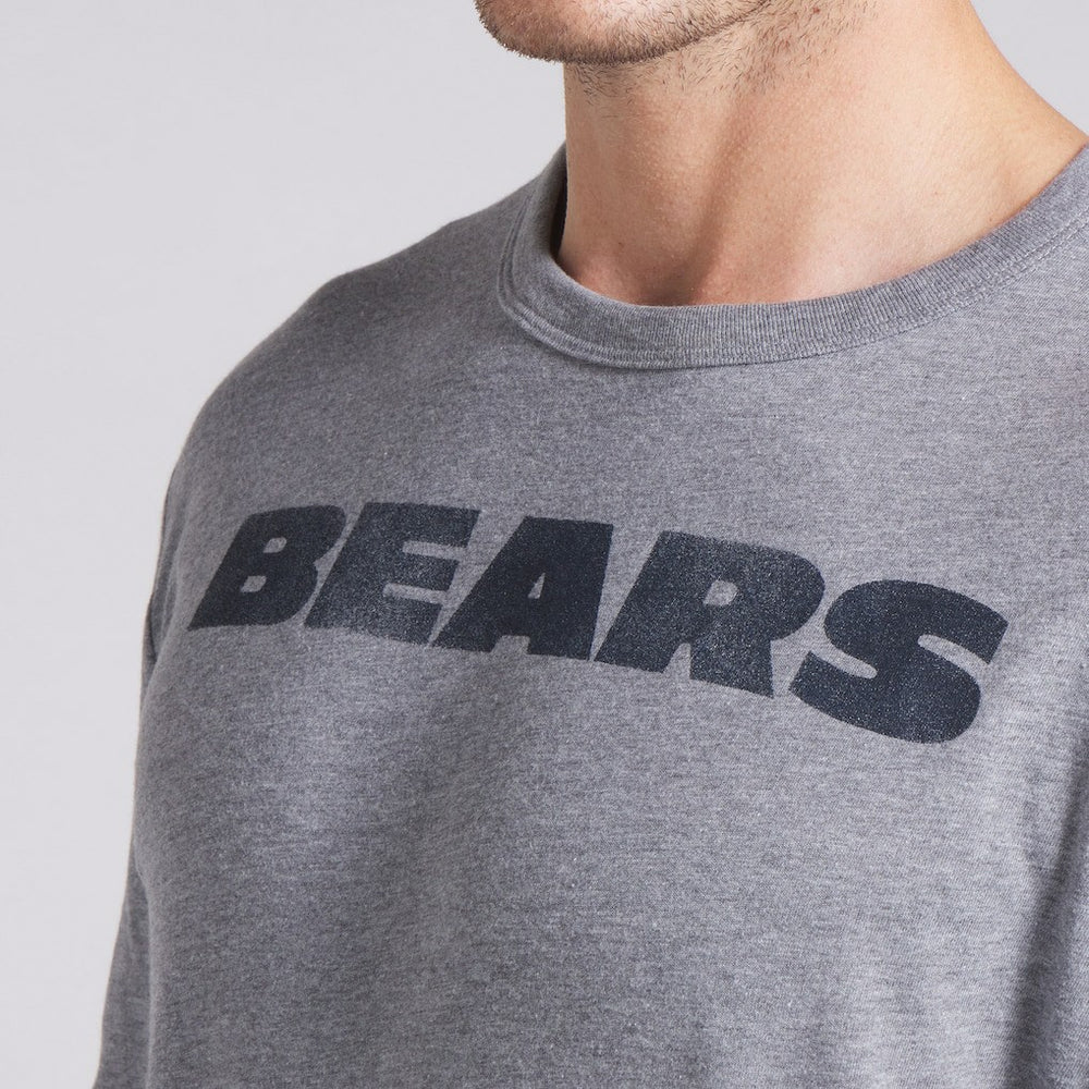 Chicago Bears Pass Rush Tri-Blend T-Shirt Heather Gray - Fanatics
