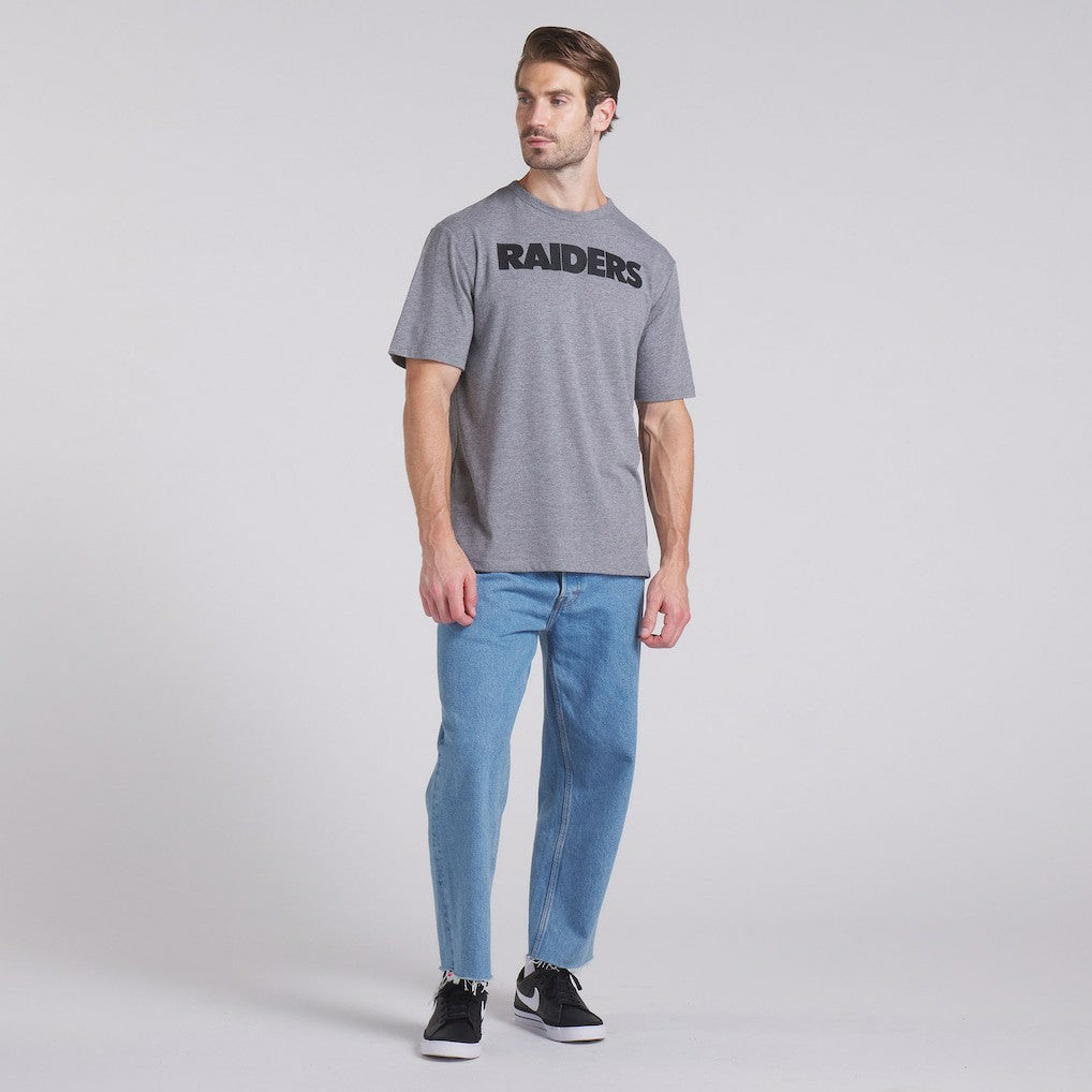 Las Vegas Raiders Pass Rush Tri-Blend T-Shirt Heather Gray - Fanatics