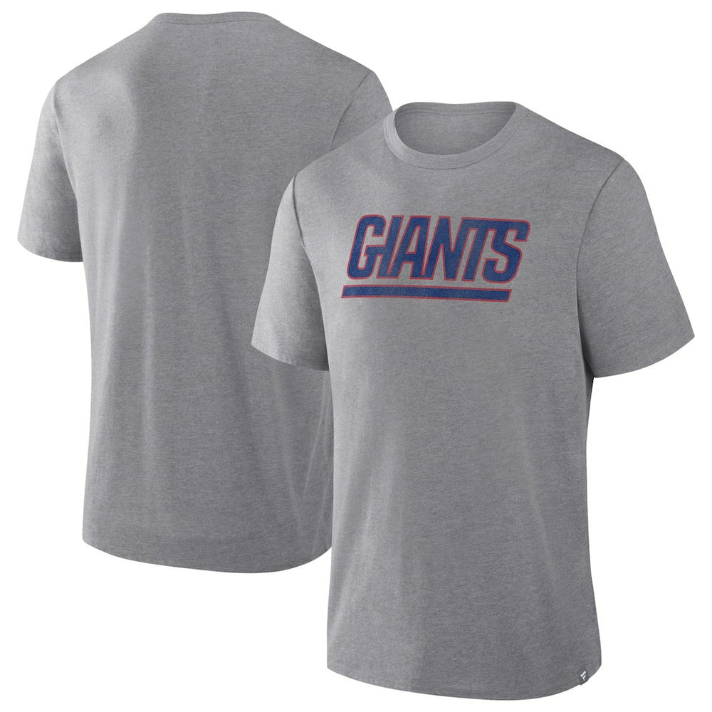 New York Giants Pass Rush Tri-Blend T-Shirt Heather Gray - Fanatics