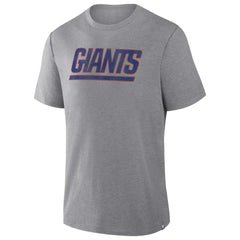 New York Giants Pass Rush Tri-Blend T-Shirt Heather Gray - Fanatics