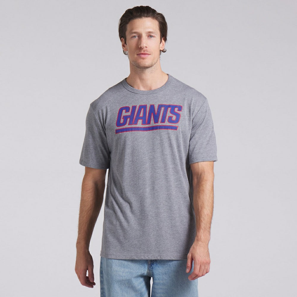 New York Giants Pass Rush Tri-Blend T-Shirt Heather Gray - Fanatics