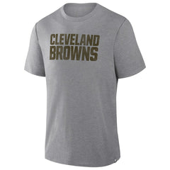 Cleveland Browns Pass Rush Tri-Blend T-Shirt Heather Gray - Fanatics