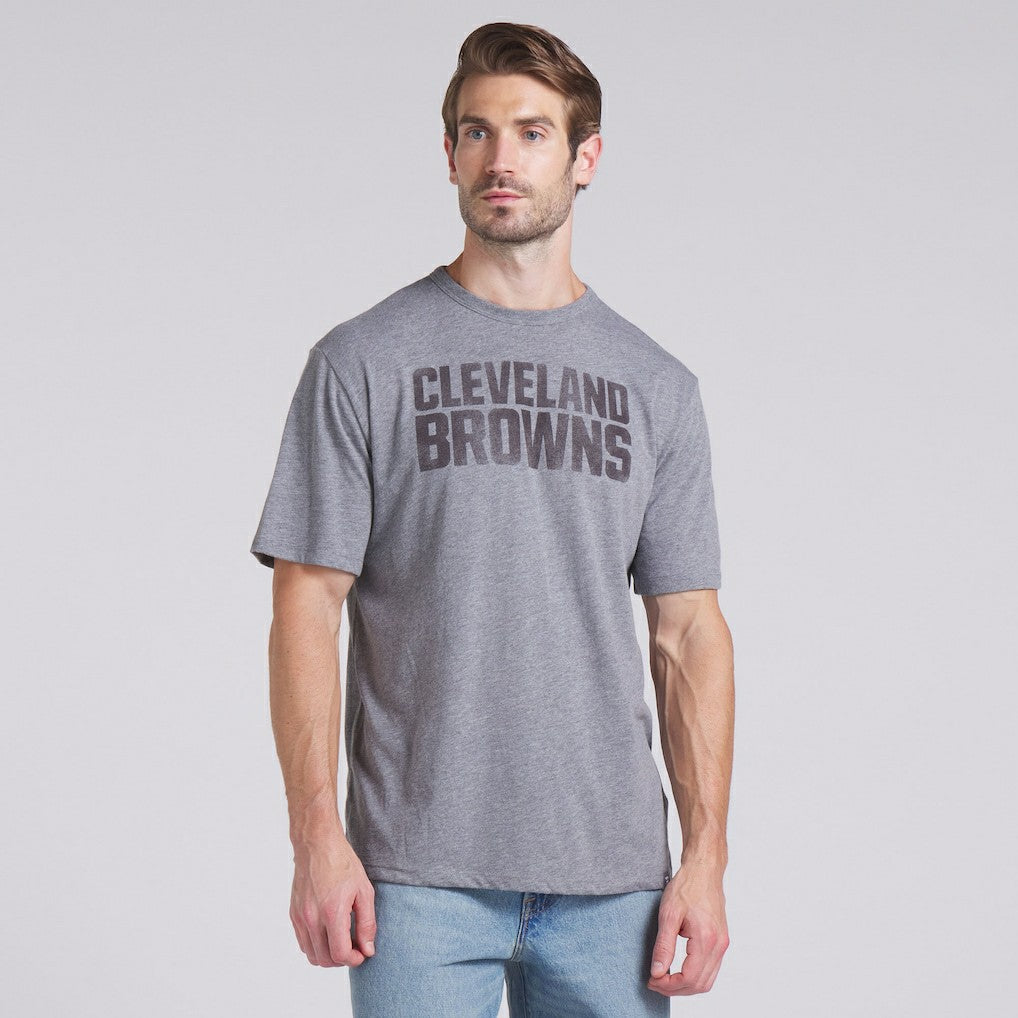 Cleveland Browns Pass Rush Tri-Blend T-Shirt Heather Gray - Fanatics