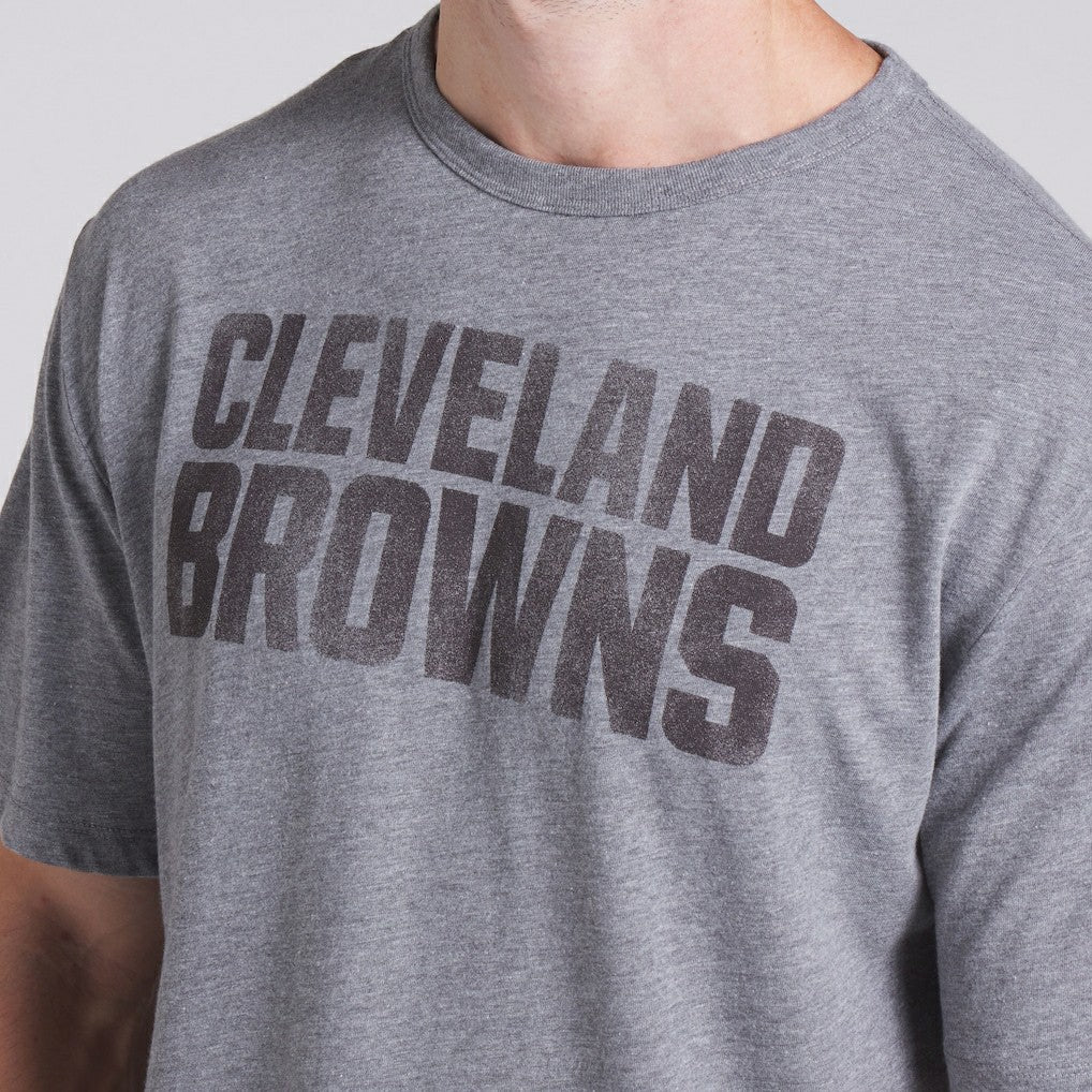 Cleveland Browns Pass Rush Tri-Blend T-Shirt Heather Gray - Fanatics