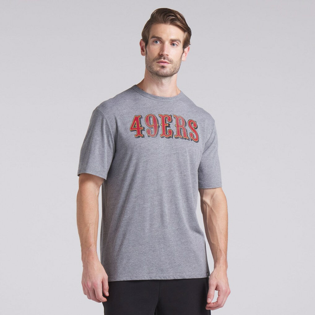 San Francisco 49ers Pass Rush Tri-Blend T-Shirt Heather Gray - Fanatics