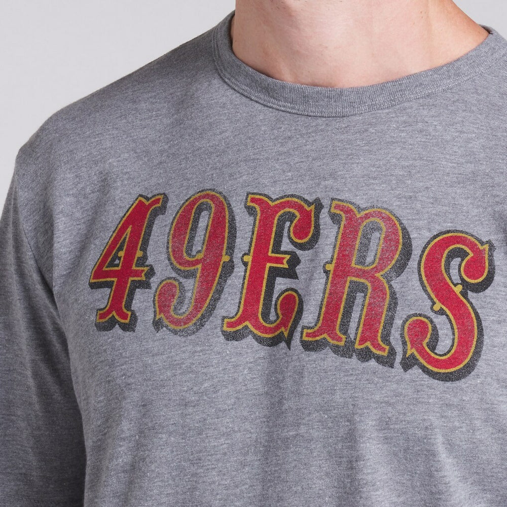 San Francisco 49ers Pass Rush Tri-Blend T-Shirt Heather Gray - Fanatics