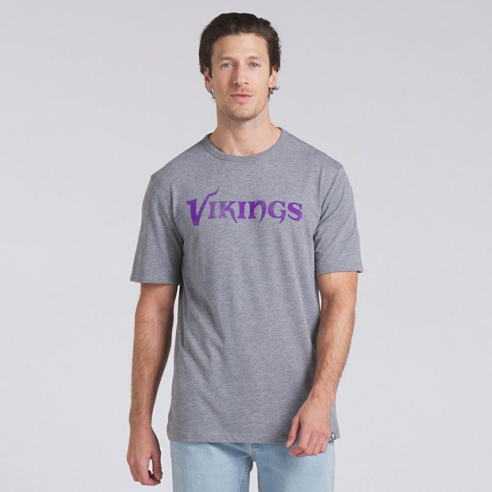 Minnesota Vikings Pass Rush Tri-Blend T-Shirt Heather Gray - Fanatics