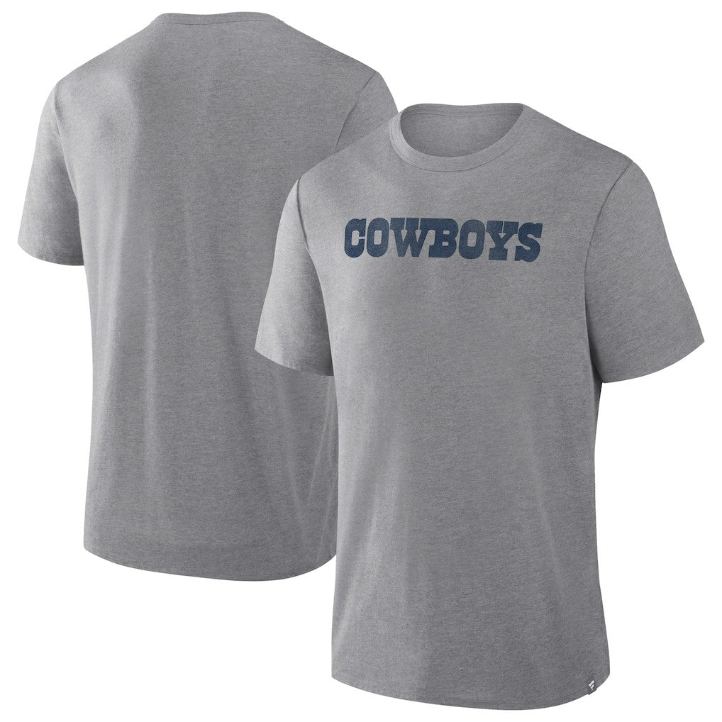 Dallas Cowboys Pass Rush Tri-Blend T-Shirt Heather Gray - Fanatics