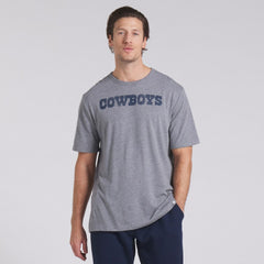 Dallas Cowboys Pass Rush Tri-Blend T-Shirt Heather Gray - Fanatics