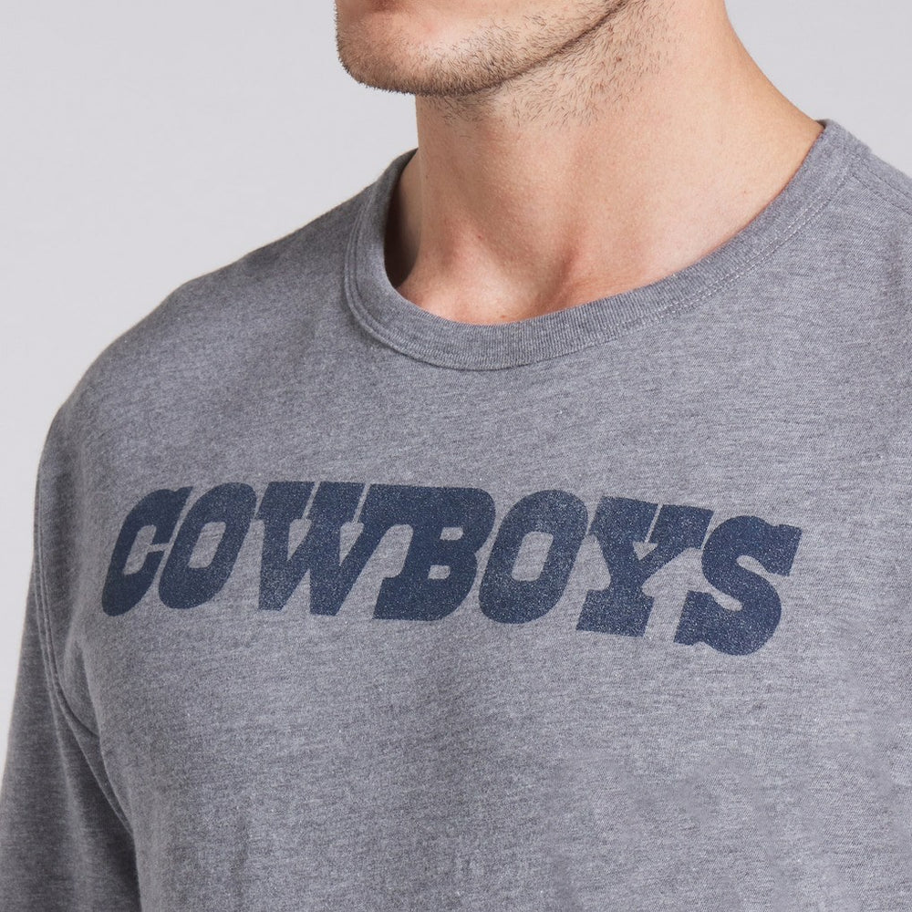 Dallas Cowboys Pass Rush Tri-Blend T-Shirt Heather Gray - Fanatics