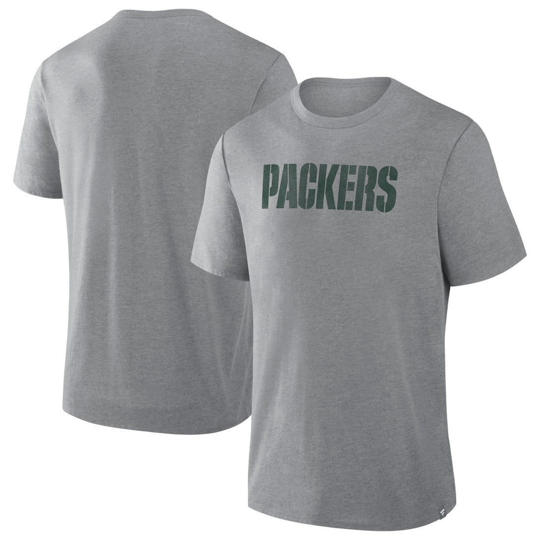 Green Bay Packers Pass Rush Tri-Blend T-Shirt Heather Gray - Fanatics