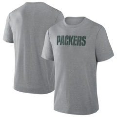 Green Bay Packers Pass Rush Tri-Blend T-Shirt Heather Gray - Fanatics