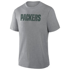 Green Bay Packers Pass Rush Tri-Blend T-Shirt Heather Gray - Fanatics
