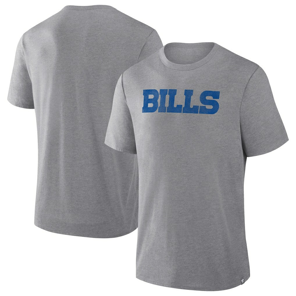 Buffalo Bills Pass Rush Tri-Blend T-Shirt Heather Gray - Fanatics