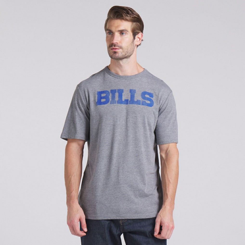 Buffalo Bills Pass Rush Tri-Blend T-Shirt Heather Gray - Fanatics
