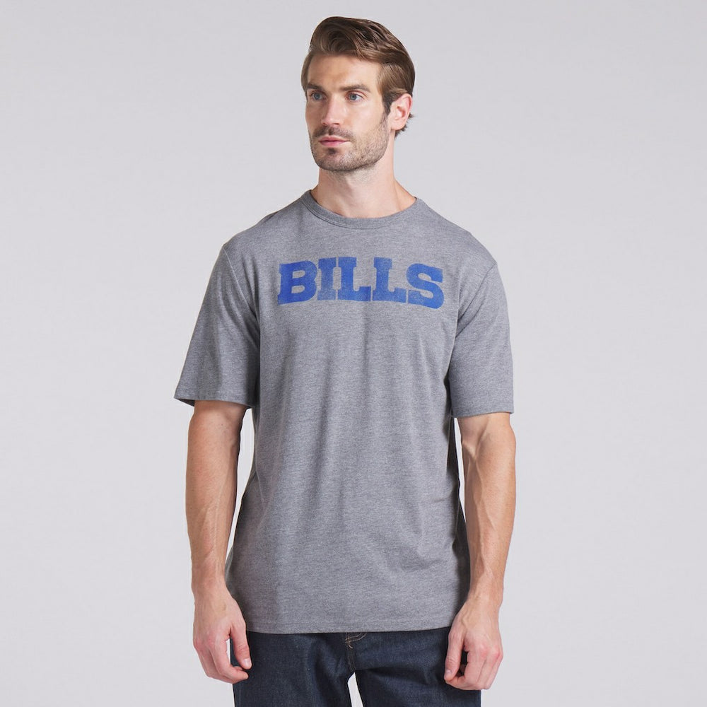 Buffalo Bills Pass Rush Tri-Blend T-Shirt Heather Gray - Fanatics