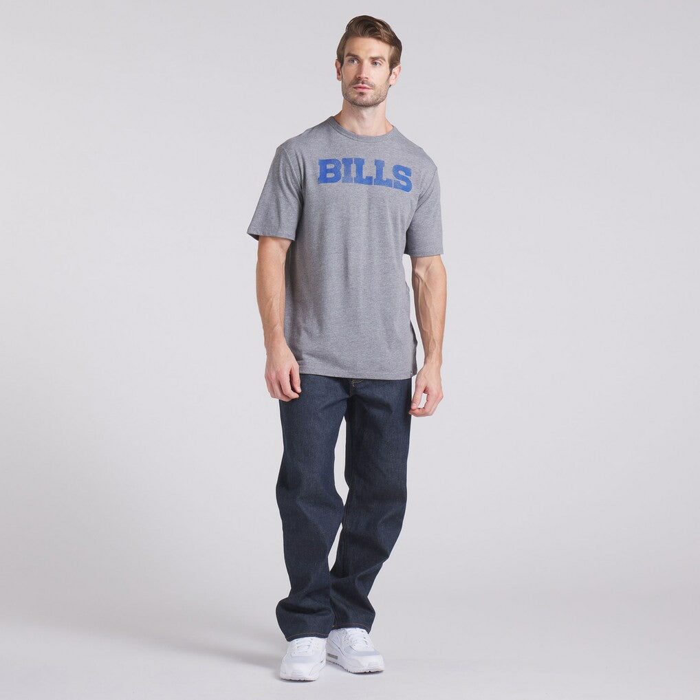 Buffalo Bills Pass Rush Tri-Blend T-Shirt Heather Gray - Fanatics