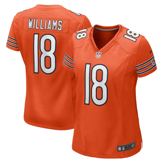 Caleb Williams Chicago Bears Women's Alternate Game Jersey - Orange | NFL Jerseys