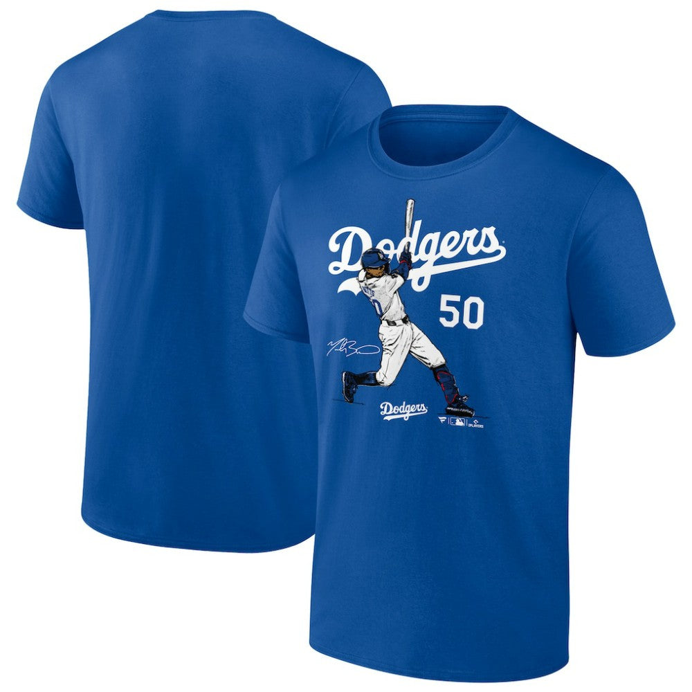 Mookie Betts Los Angeles Dodgers Player Swing T-Shirt discount