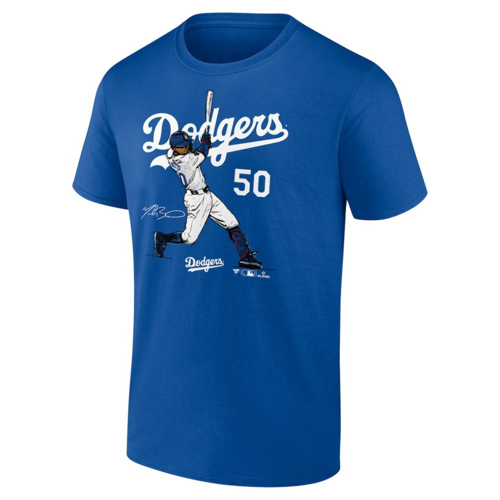 Mookie Betts Los Angeles Dodgers Player Swing T-Shirt discount