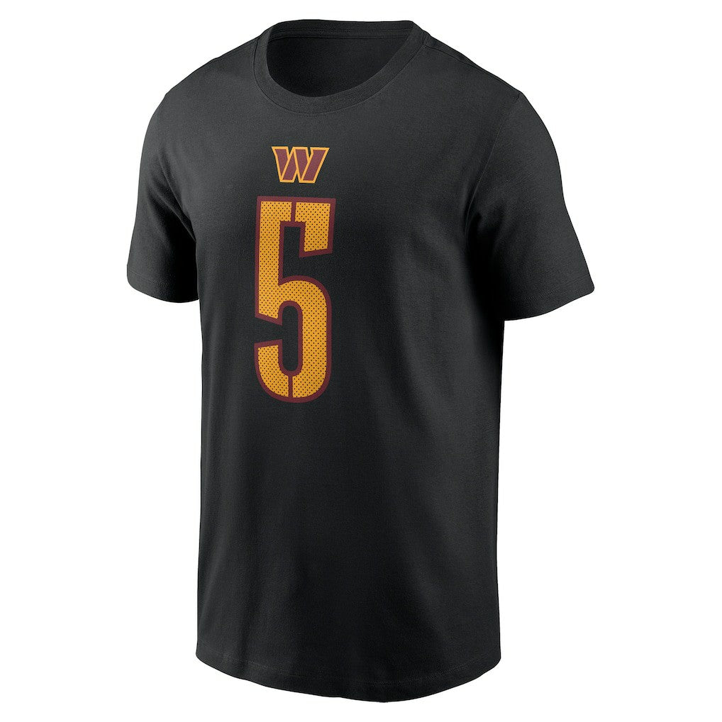 Jayden Daniels Washington Commanders Player Name & Number T-Shirt Black - Nike