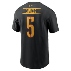 Jayden Daniels Washington Commanders Player Name & Number T-Shirt Black - Nike