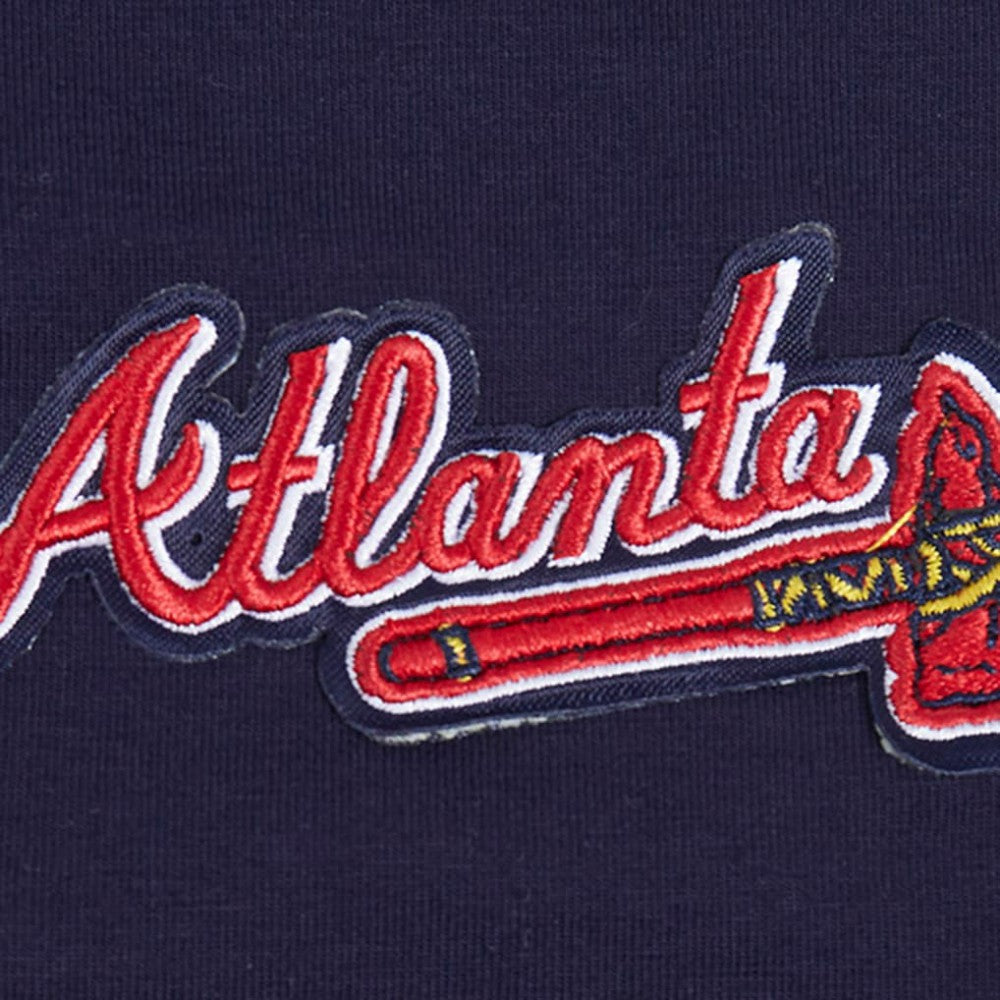 Atlanta Braves Pro Standard Women's Rhinestone Slim Fit T-Shirt On Sale