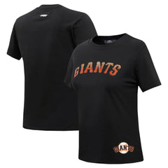 San Francisco Giants Pro Standard Women's Rhinestone Slim Fit T-Shirt Clearance