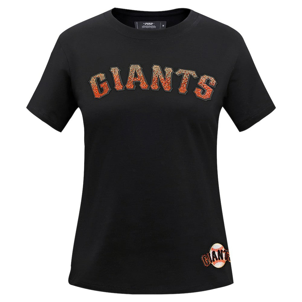 San Francisco Giants Pro Standard Women's Rhinestone Slim Fit T-Shirt Clearance