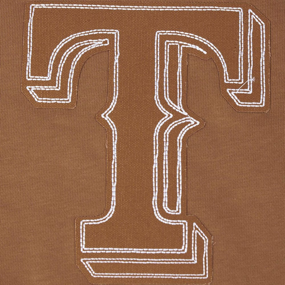 Texas Rangers Pro Standard Women's Paint The City Pullover Cropped Sweatshirt Online