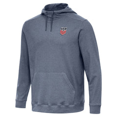 USMNT Antigua Cloud Pullover Hoodie - Heather Navy