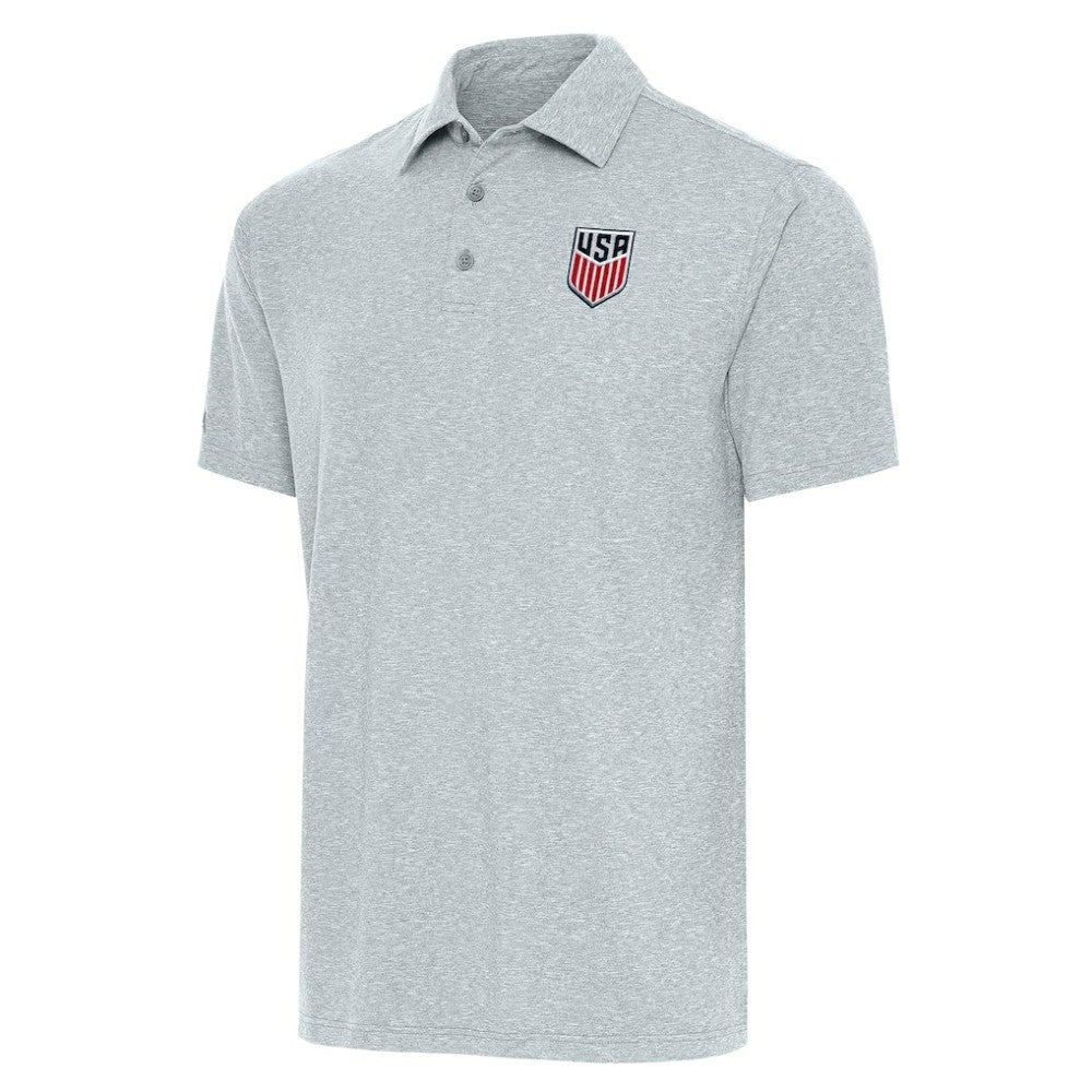USMNT Antigua Par 3 Polo - Heather Gray