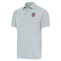 USMNT Antigua Par 3 Polo - Heather Gray